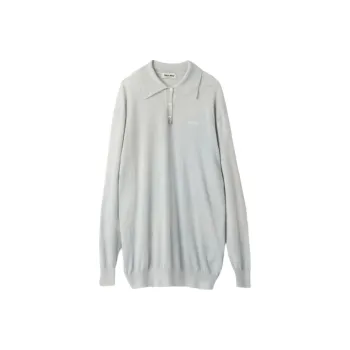 MIU MIU Polo Shirt Women's Mango Yellow Multicolor