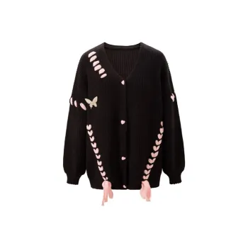 UNIFREE Knitted Fabric Cardigan Sweater Coat Women's