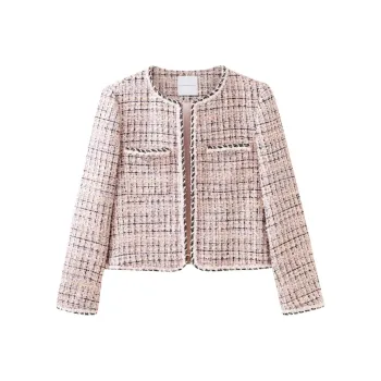 SHUIYUNJIAN Jackets Coats Women's Light Pink