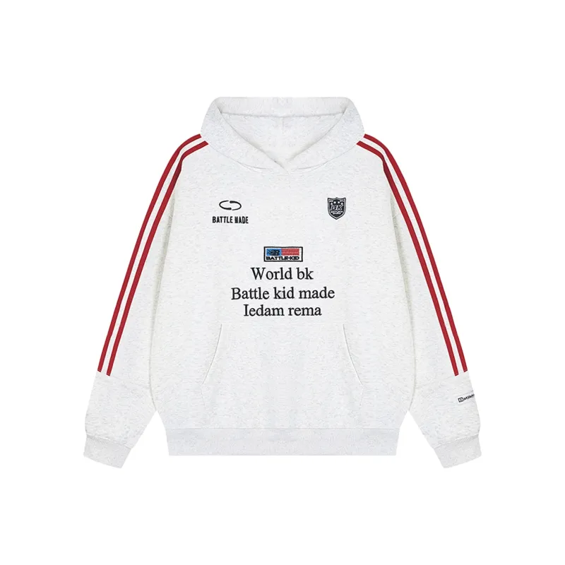 PAZZO Fashion Badge Webbing Hoodie Unisex-3