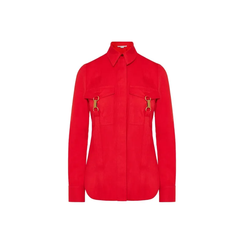 Stella McCartney Clasp embellished Wool Shirt-0