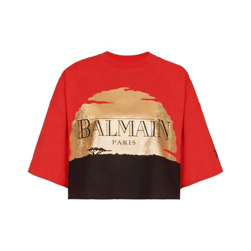 BALMAIN X Disney The Lion King T shirt-0