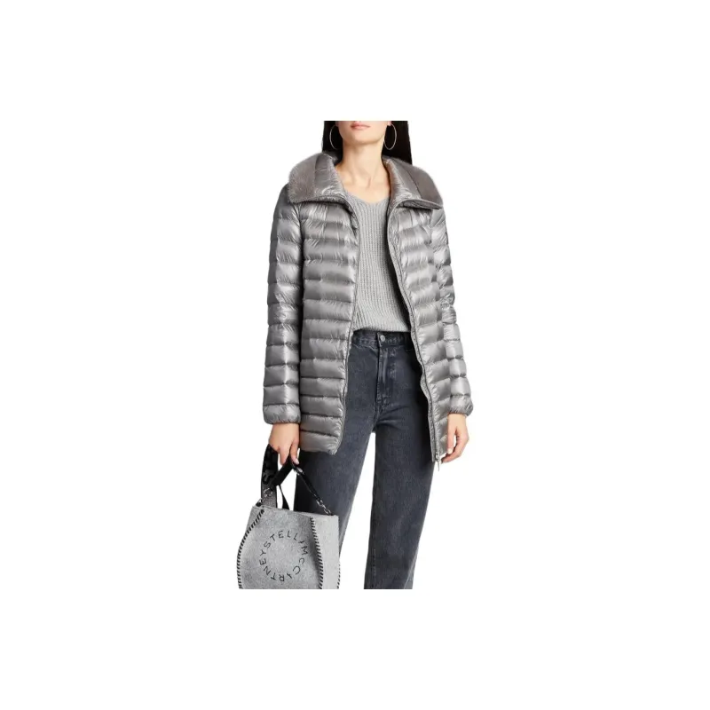 Moncler Down Jacket Women's Gray-0