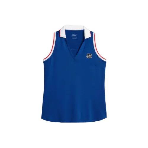 PUMA Golf HOOPS X GOLF Polo Shirts Women's Blue