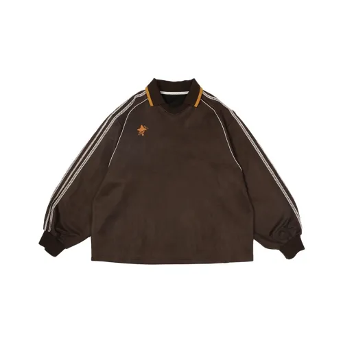 JIKOO Sweatshirts Women's Brown