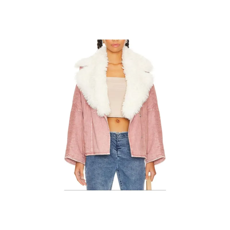 FREE PEOPLE Jackets Coats Women's Pink-0