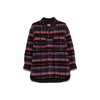 ISABEL MARANT ETOILE Harveli Checked Shirt Jacket