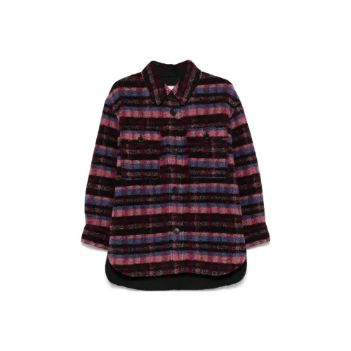 ISABEL MARANT ETOILE Harveli Checked Shirt Paris jacket