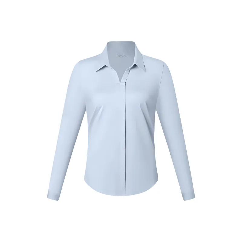 DEGRE ZERO Shirt Women's Blue Gray-0