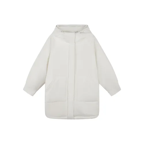 FUN X Garfield Down Jackets Women's White