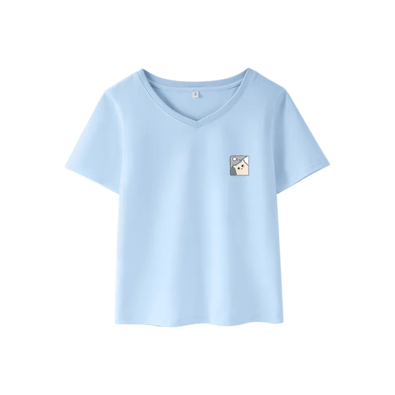 JEANSWEST Set in Sleeve T Shirt Women's-0