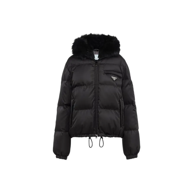 PRADA Re Nylon Gabardine Puffer Jacket-0