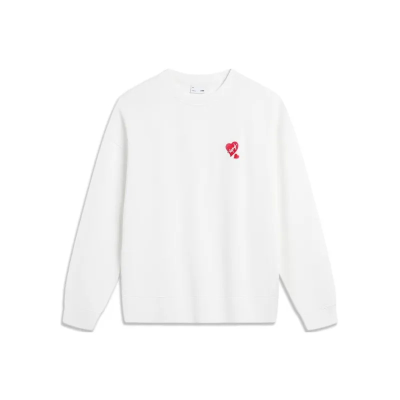 LiNing Sports Life Collection Sweatshirt Women's Ivory-0