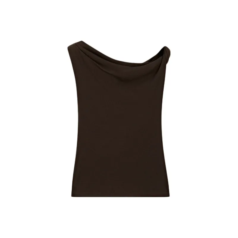 Massimo Dutti T Shirt Women's Brown-1