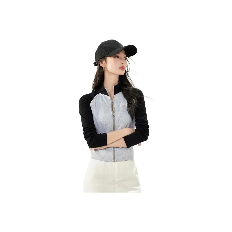  CHOCOOLATE Raglan Sleeve T Shirt Women's Gray-0