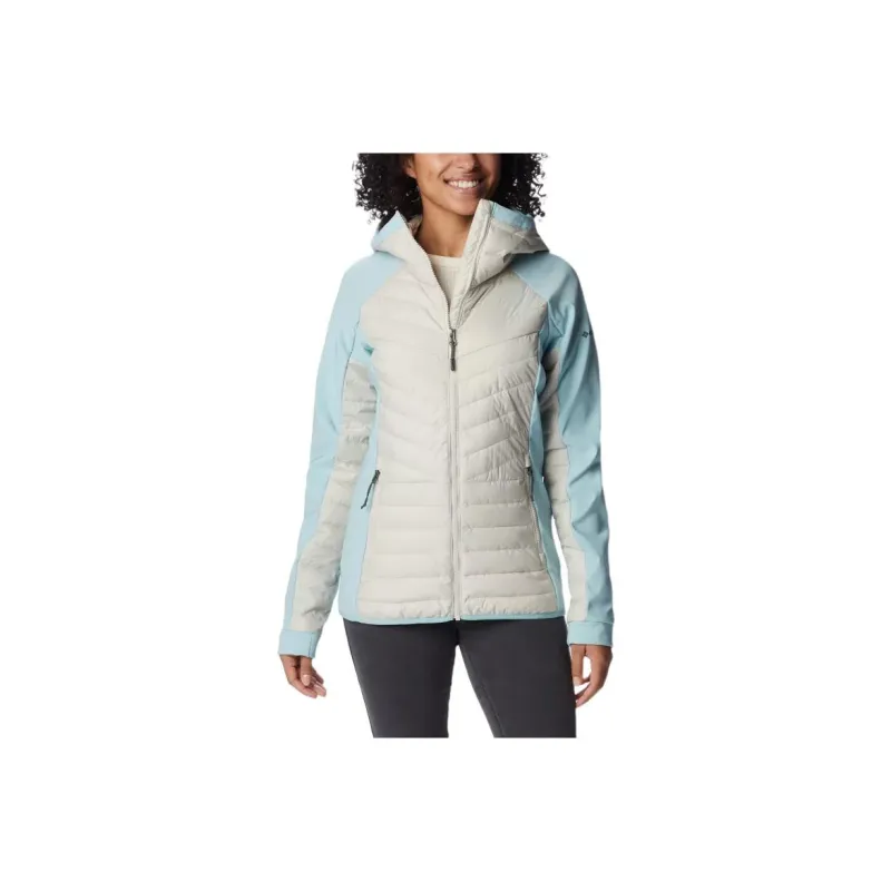 Columbia Powder Lite™ Jackets Coats Women's Blue White Multicolor-0