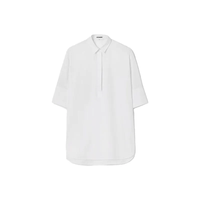 JIL SANDER Friday Puff sleeve Cotton Shirt-0