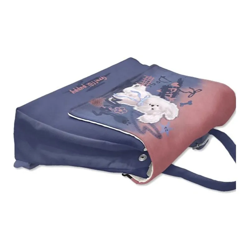 AOSONG Suede Backpack Women's Dark Blue-1