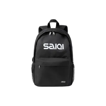 SAIQI Polyester Backpack Unisex Black/Gray