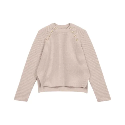 Maje Ribbed Wool Sweater