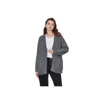 Huagaa Knitwear Women's Gray