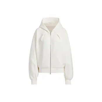 Adidas Spacer Full Zip Hoodie Jackets & Coats Women's Pink White