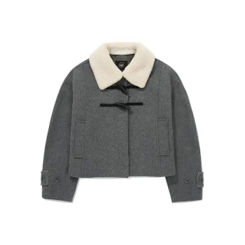 COVERNAT Jackets Coats Women's Charcoal Gray