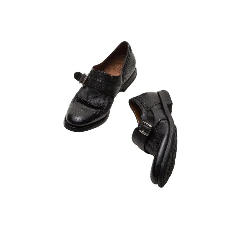 CHURCH'S Glacé Casual Single Shoes Women's Black-2