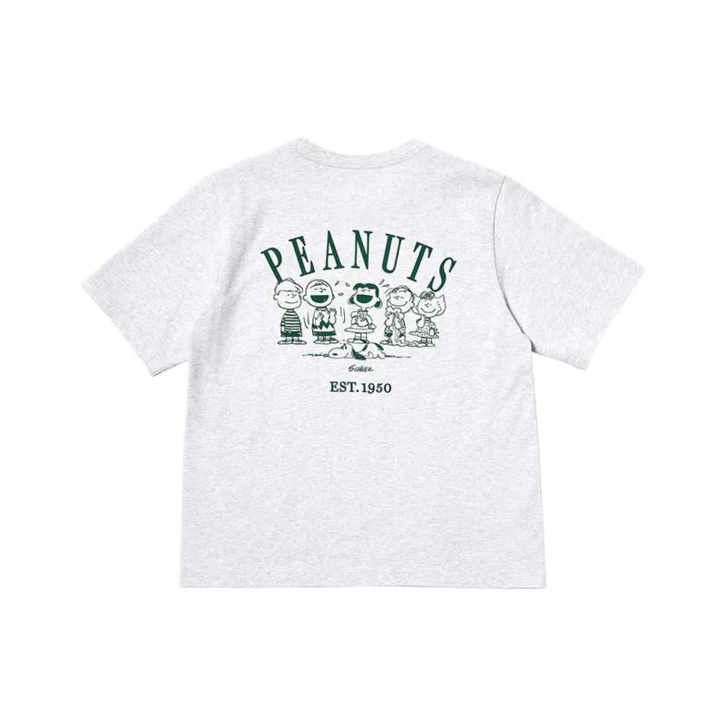 UNIQLO X PEANUTS Co branded Series T Shirt Women's Gray-1