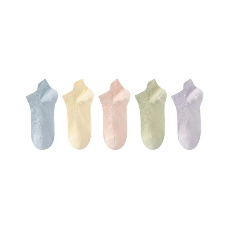 H YXIANG Ankle Socks Women's 5 Pack-4