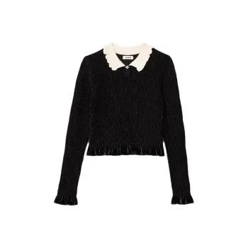 Sandro Shirred Top