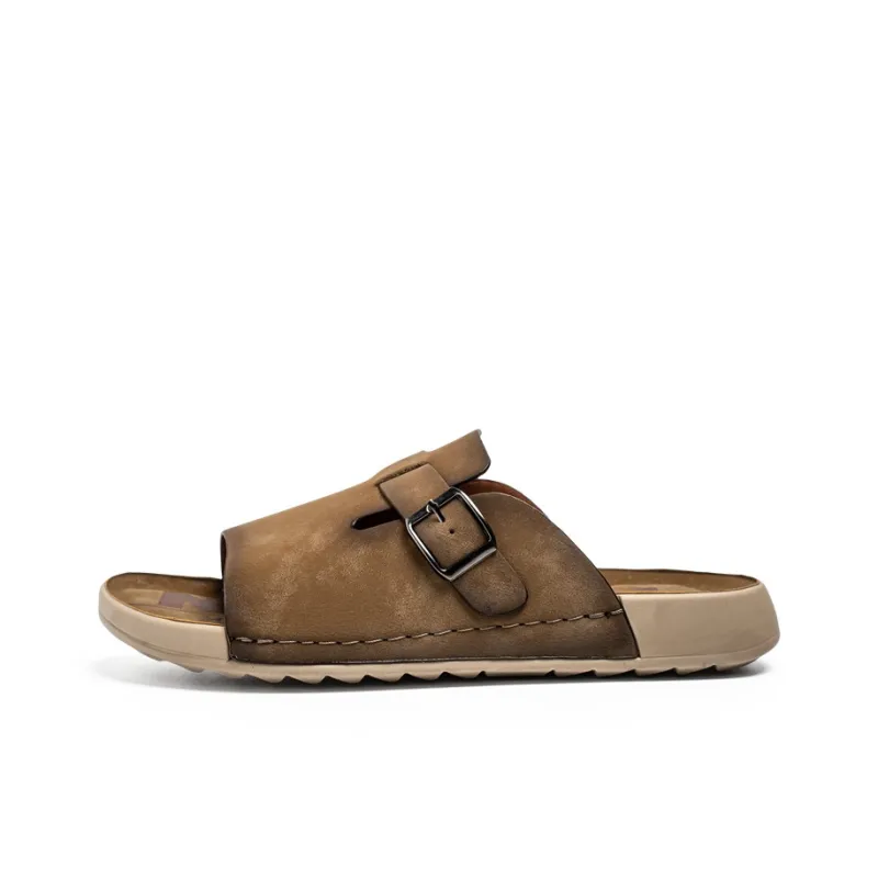 Grumpy Ram Slip Resistant Abrasion Resistant Slide Slippers Men's-0