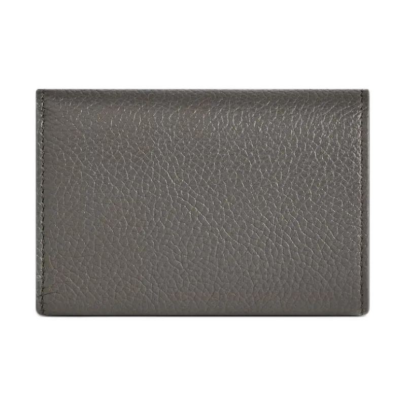 Balenciaga Cash Cow Leather Wallet Mini Men's Dark Green & White-1