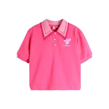 LALABOBO Polo Shirt Women's Pink