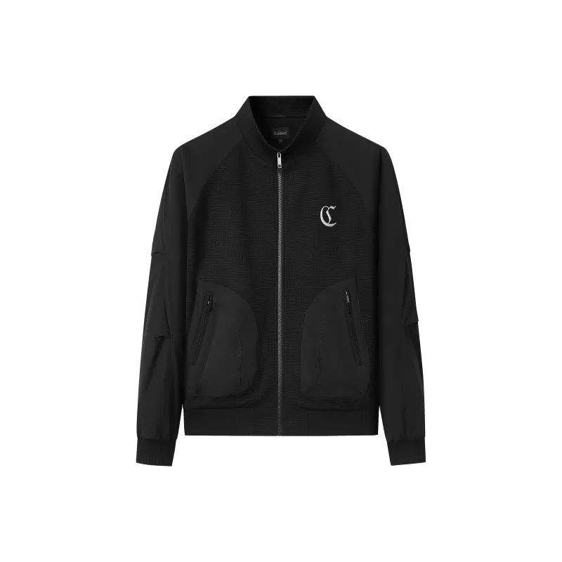Cabbeen Jackets Coats Men's Coal Black-4
