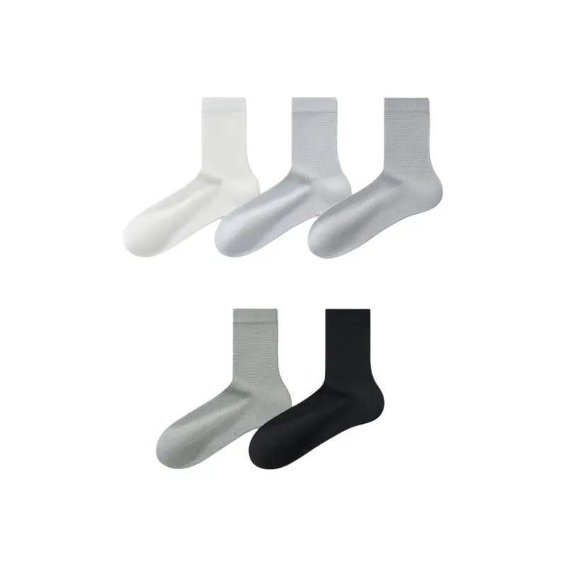 Temooues Mid Calf Socks Men's 5 Pack-8