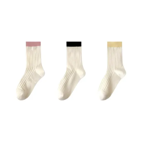 H YXIANG Mid Calf Socks Women's Combo Set