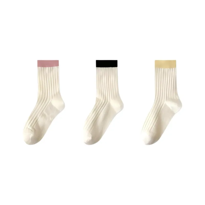 H YXIANG Mid Calf Socks Women's Combo Set-0