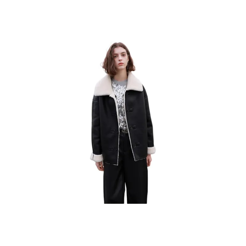 3COLOUR Jackets & Coats Women's Classic Black-0