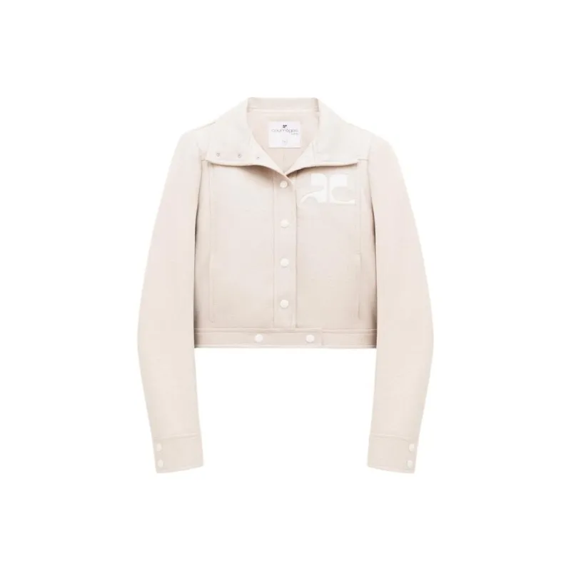 COURREGES Reedition Vinyl Jacket 'Grey'-0