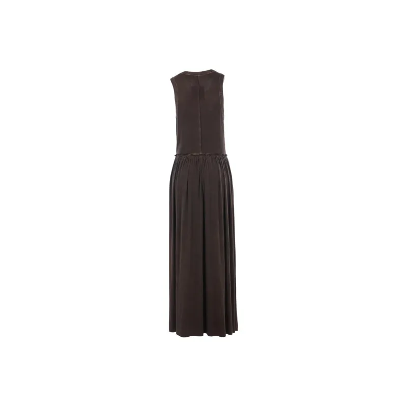 UMA WANG Sleeveless Dress Women's Brown-1