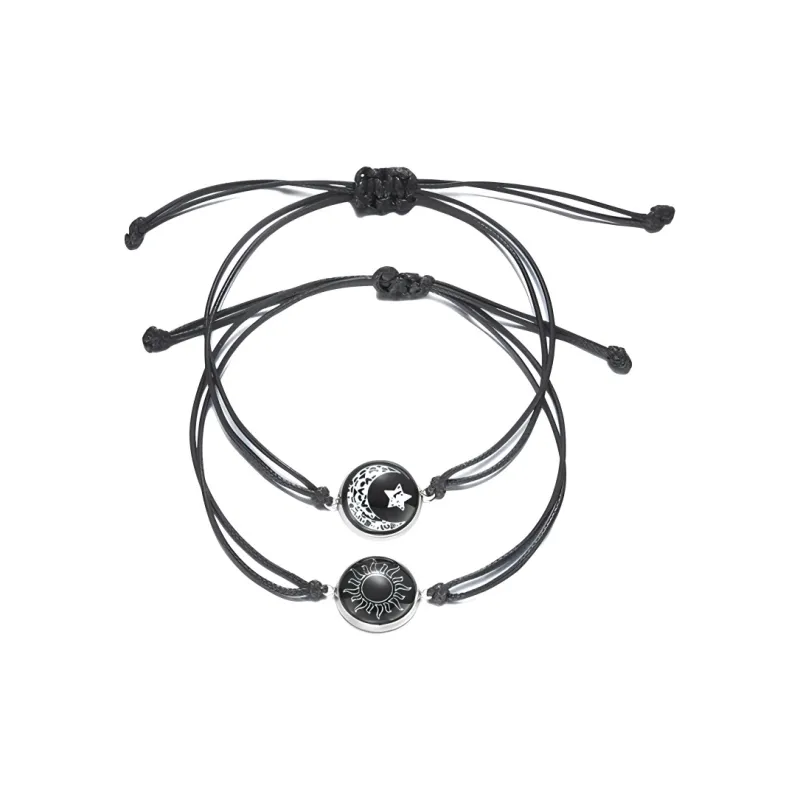 MIDNIGHT MOMENT Alloy Rope Bracelets Unisex-12