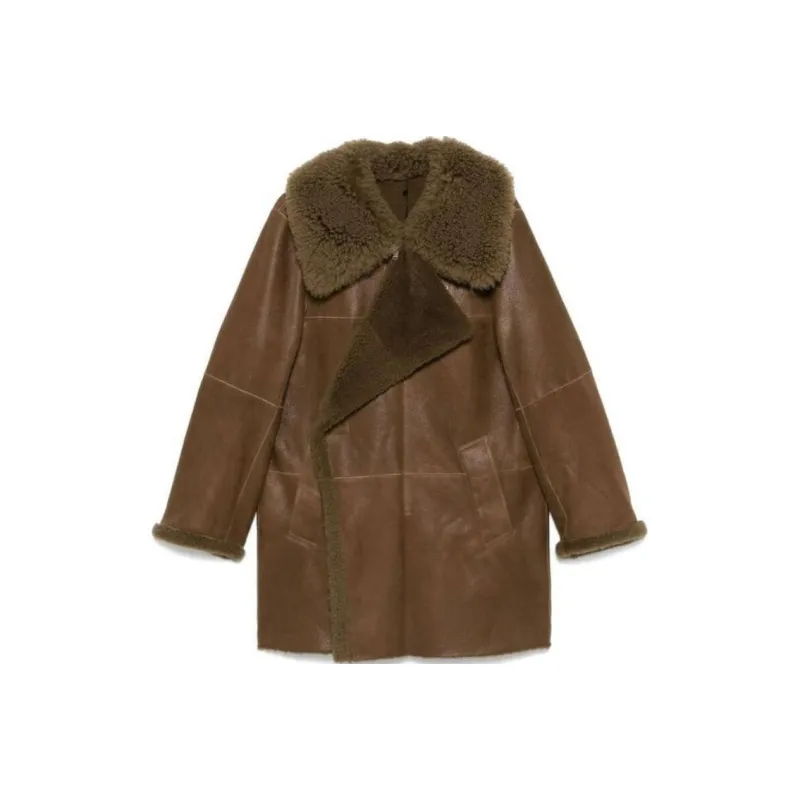 Lemaire Asymmetric Leather Jacket-0