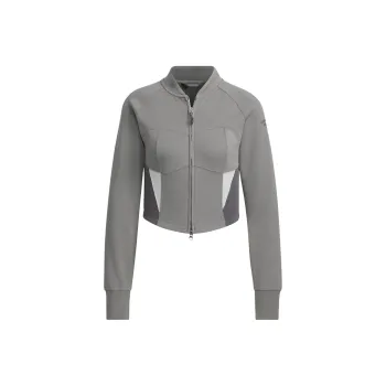 Adidas Sportswear SLIM KNIT JACKET Jackets Coats Women's Gray