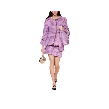 CHANEL Jackets Women's Purple