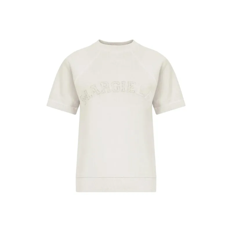 Maison Margiela Logo print Cotton Sweatshirt-0