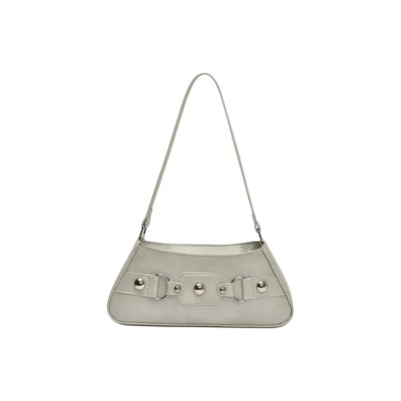 Yalu PU Shoulder Bag Women's Black/White/Silver/Gray/Blue/Pink-14