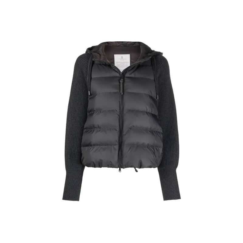 Brunello Cucinelli Drawstring Hooded Jacket-0