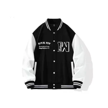 TONYBEAR Baseball Jacket Men's Black