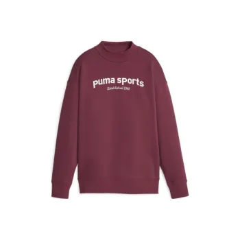 PUMA TEAM Crew TEAM Crew Fleece Sweatshirt Women's Red